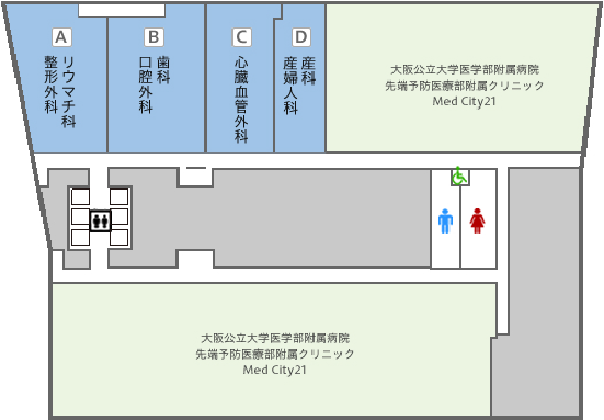 21Fフロアー案内